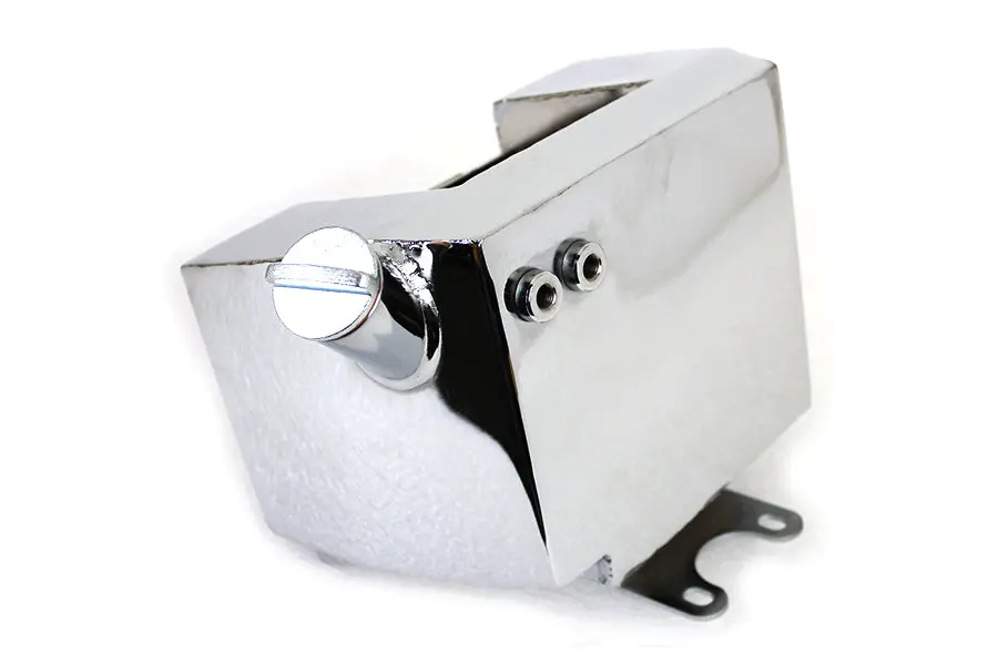 Center Post Mount Wrap Around Oil Tank Chrome - V-Twin Mfg. 1