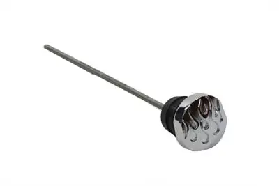 Chrome Oil Fill Dipstick Flame - V-Twin Mfg. 1