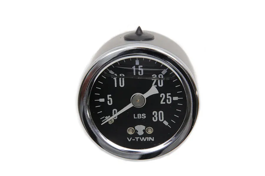 Liquid Filled Oil Pressure Gauge - V-Twin Mfg. 1
