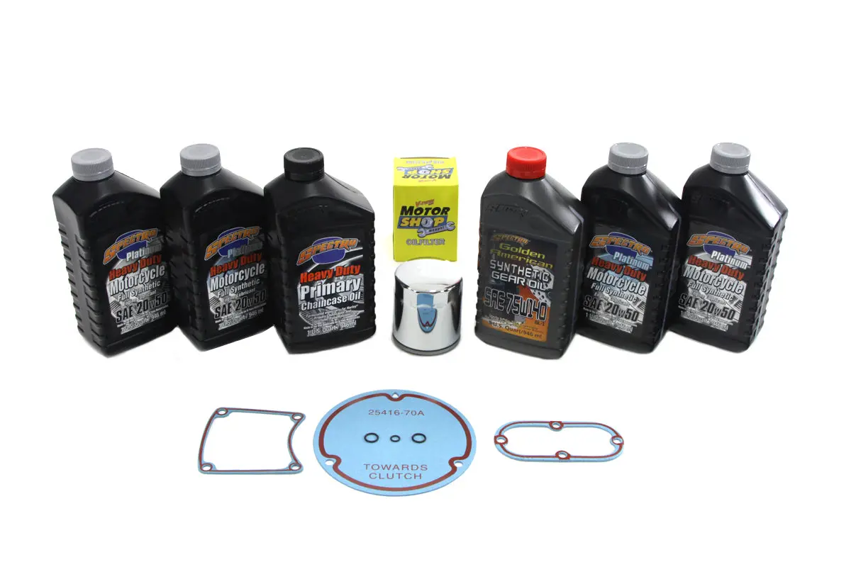 Evolution Complete Oil Change Kit - V-Twin Mfg. 1