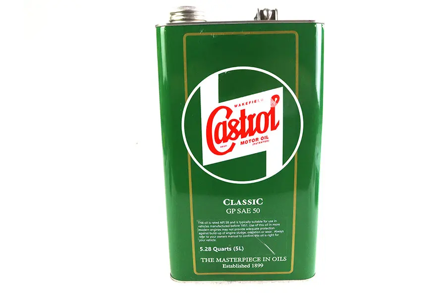 Castrol Classic Premium Sae 50 Oil - V-Twin Mfg. 1