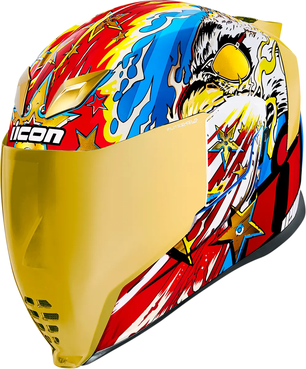 Icon Airflite™ Helmet - Freedom Spitter - Gold - Xs 0101-13924 1