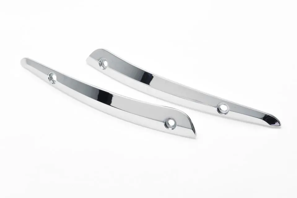 Chrome Split Windshield Trim Set - V-Twin Mfg. 1