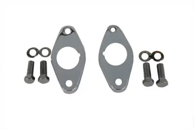 Swingarm Pivot Cover Set Chrome - V-Twin Mfg. 1