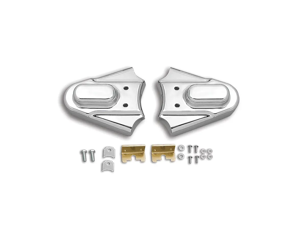 Rear Frame Cover Set Chrome - V-Twin Mfg. 1