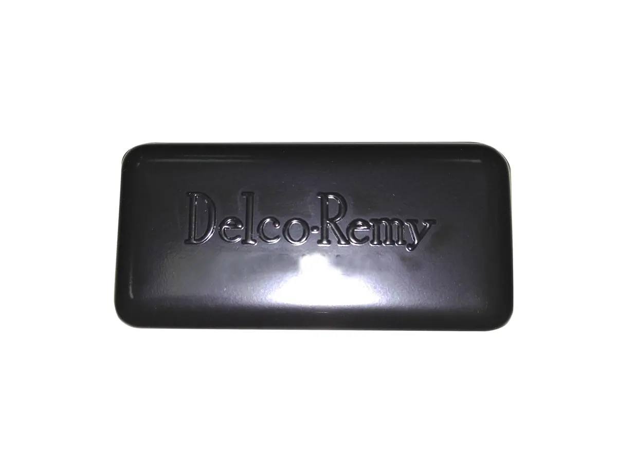Black Replica Delco Remy Style Relay Cover - V-Twin Mfg. 1