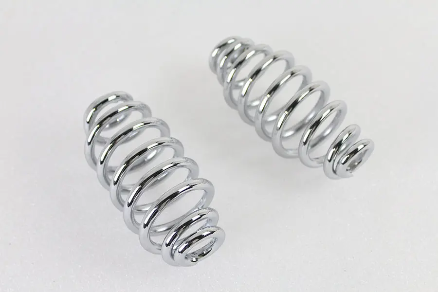 Chrome 5 Inch Seat Spring Set - V-Twin Mfg. 1