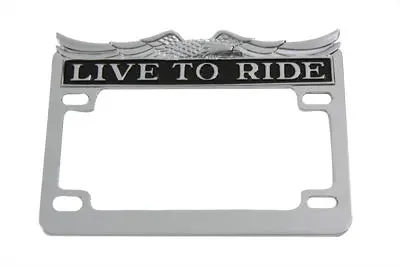 License Plate Frame Chrome - V-Twin Mfg. 1