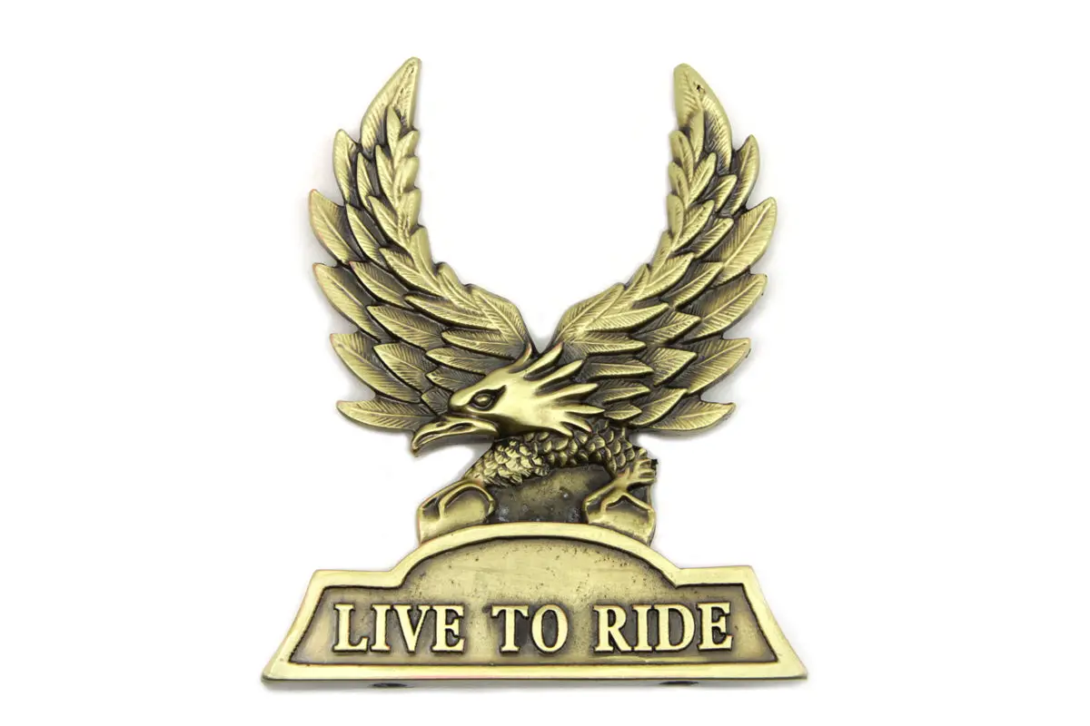 Sissy Bar Insert  Inchlive To Ride Inch - V-Twin Mfg. 1