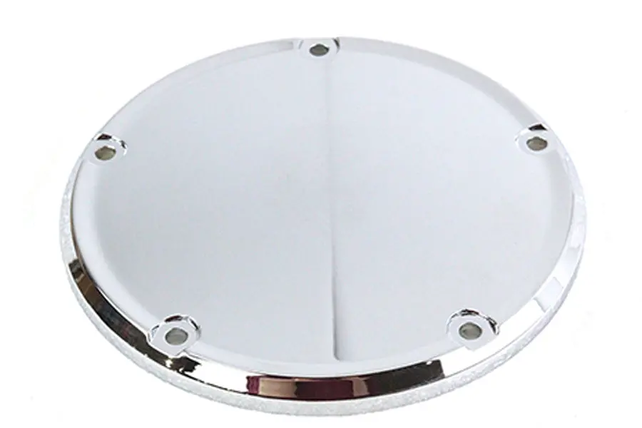 Chrome 5-Hole Domed Derby Cover - V-Twin Mfg. 1