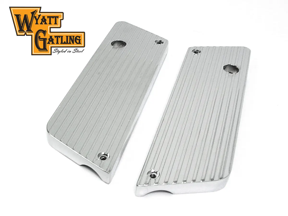 Wyatt Gatling Saddlebag Face Plate - V-Twin Mfg. 1