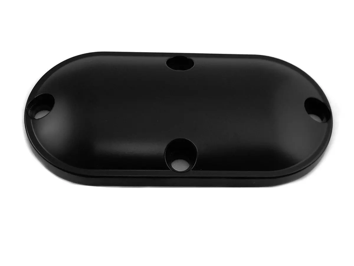 Black Smooth Inspection Cover - V-Twin Mfg. 1
