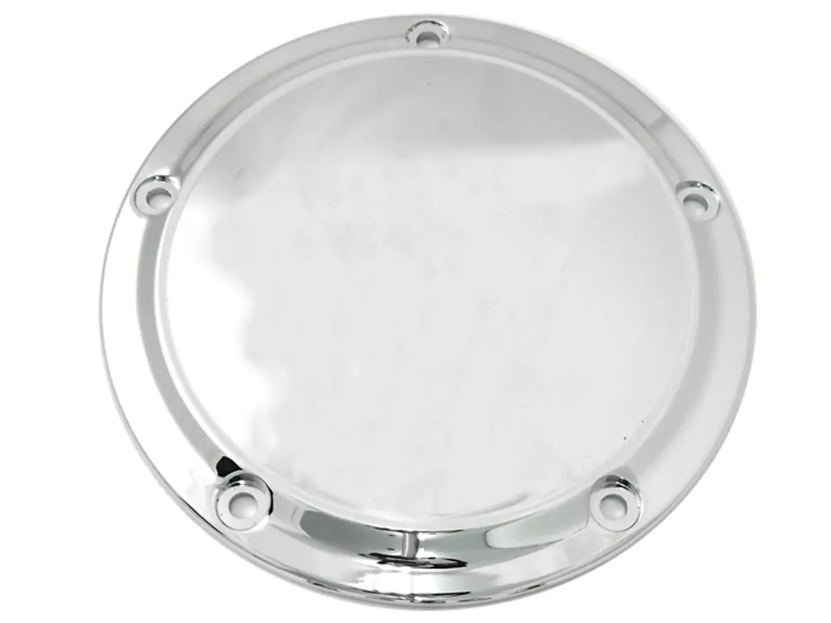 Chrome 5-Hole Smooth Derby Cover - V-Twin Mfg. 1