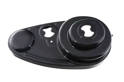 45 Inch Replica Outer Primary Cover Black - V-Twin Mfg. 1
