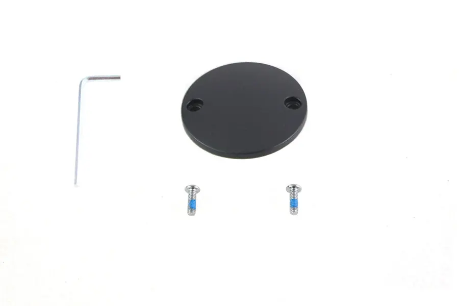 M8 Ignition System Cover Smooth Flat Black - V-Twin Mfg. 1
