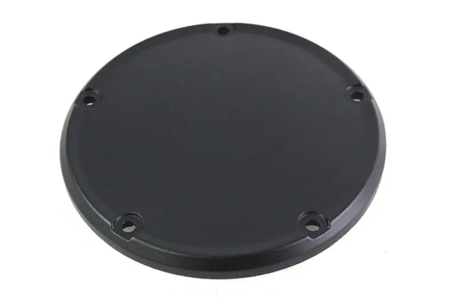 Wrinkle Black 5 Hole Domed Derby Cover - V-Twin Mfg. 1