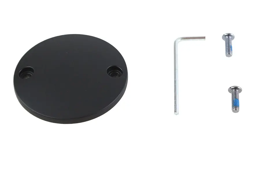 M8 Ignition System Cover Domed Matte Black - V-Twin Mfg. 1