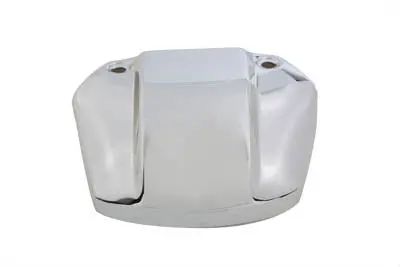 Chrome Headlamp Visor Cover Without Cut-Out - V-Twin Mfg. 1