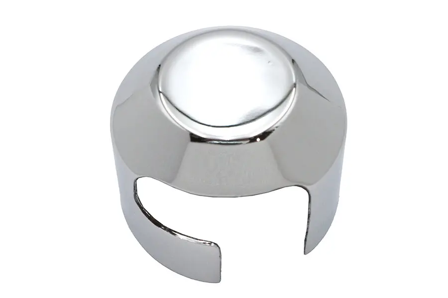 Chrome Starter Solenoid End Cover - V-Twin Mfg. 1