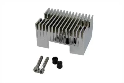 Chrome Die-Cast Volt Pack Cover - V-Twin Mfg. 1