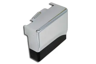 Battery Top And Side Cover Chrome With Black Accent - V-Twin Mfg. 1