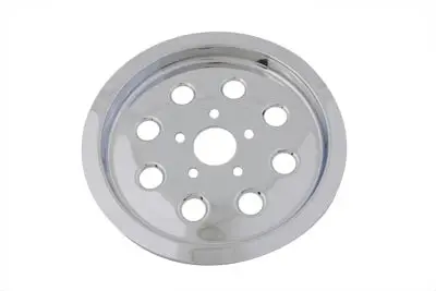 Chrome 65 Tooth Outer Pulley Cover - V-Twin Mfg. 1
