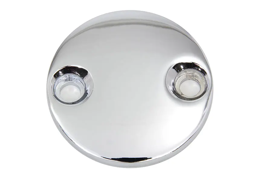 Chrome Primary Cover Clutch Adjuster Cap - V-Twin Mfg. 1