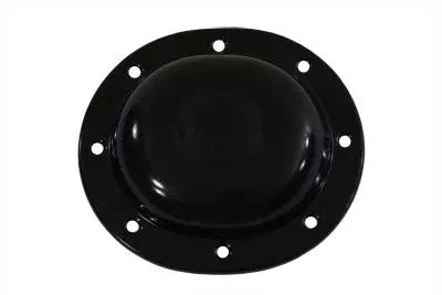 Replica Dimple Steel Derby Cover Black - V-Twin Mfg. 1