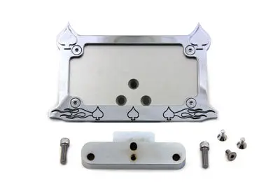 Tail Lamp And License Plate Holder Spade Style - V-Twin Mfg. 1