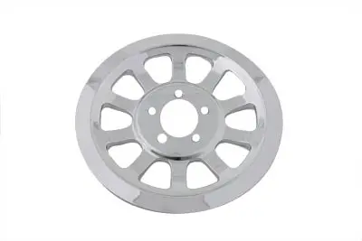 Outer Pulley Cover 70 Tooth Chrome - V-Twin Mfg. 1