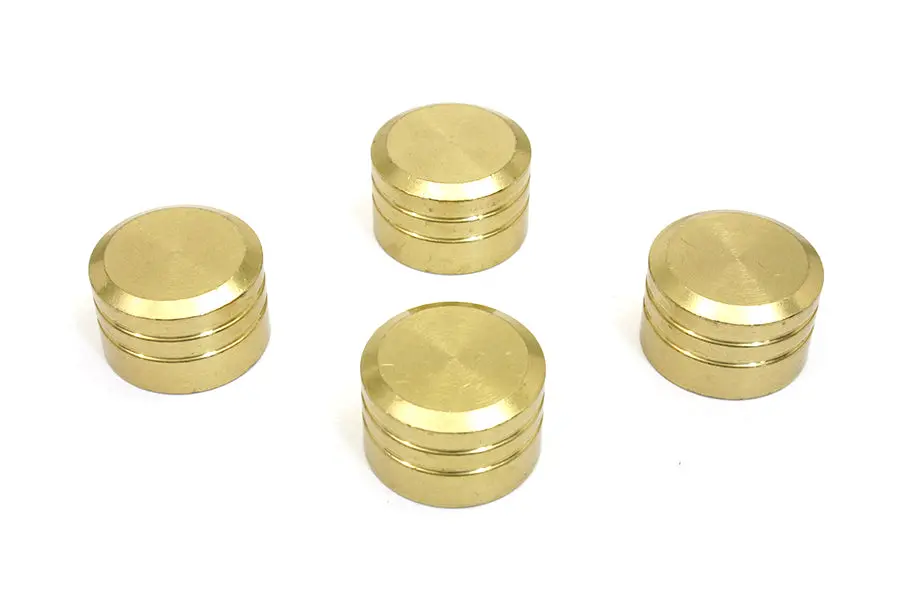 Brass Cylinder Head Bolt Cover - V-Twin Mfg. 1