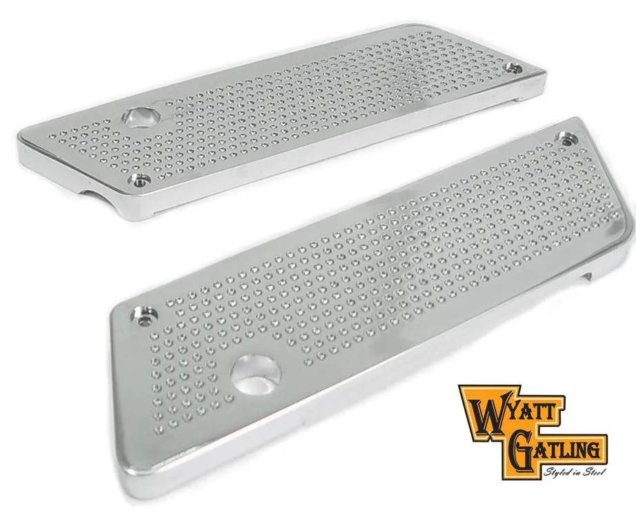 Wyatt Gatling Saddlebag Face Plate - V-Twin Mfg. 1