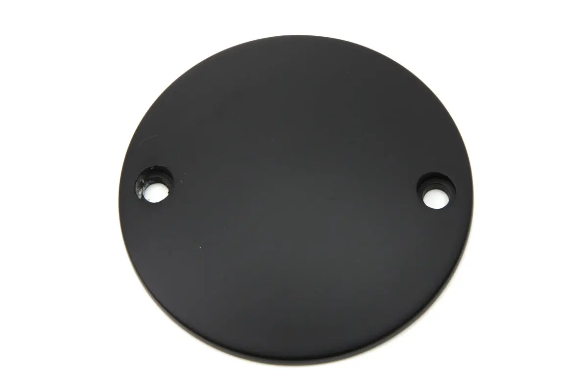 Black Smooth Domed Ignition System Cover - V-Twin Mfg. 1