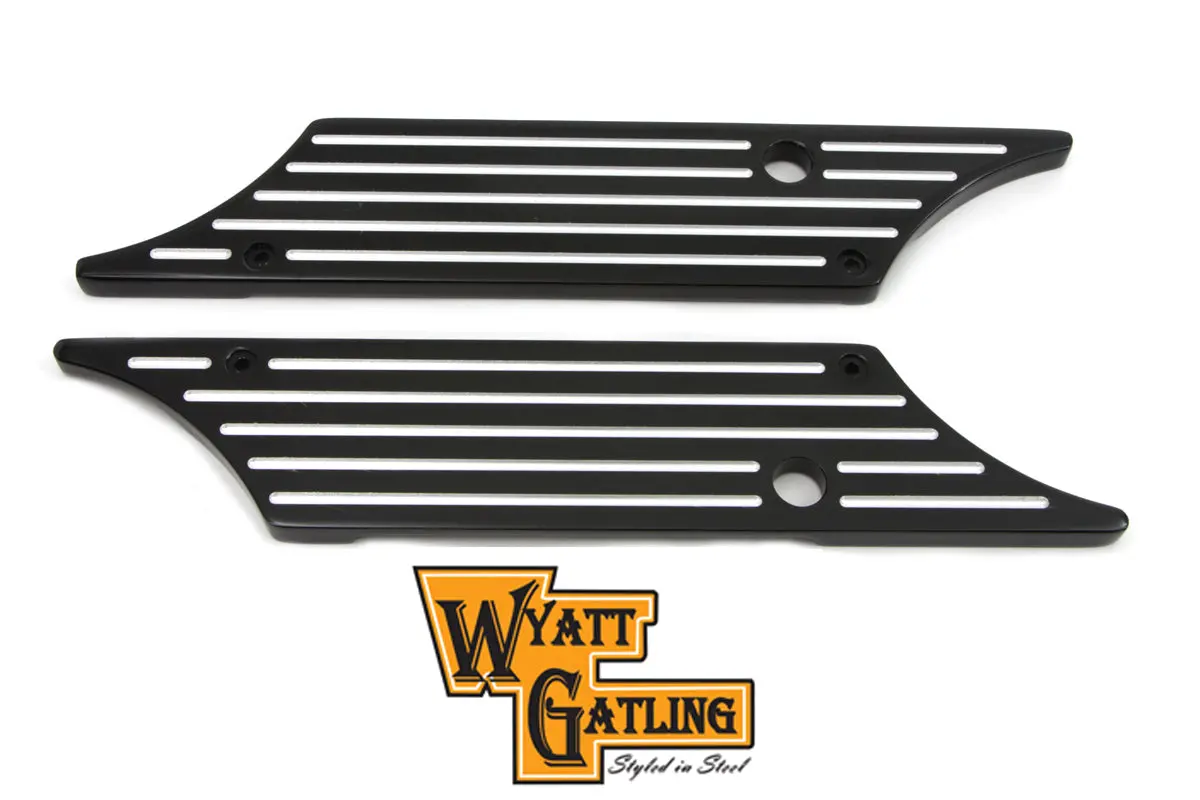 Wyatt Gatling Saddlebag Face Plate - V-Twin Mfg. 1