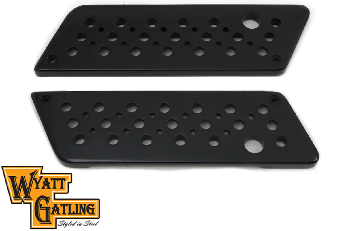 Wyatt Gatling Saddlebag Face Plate - V-Twin Mfg. 1