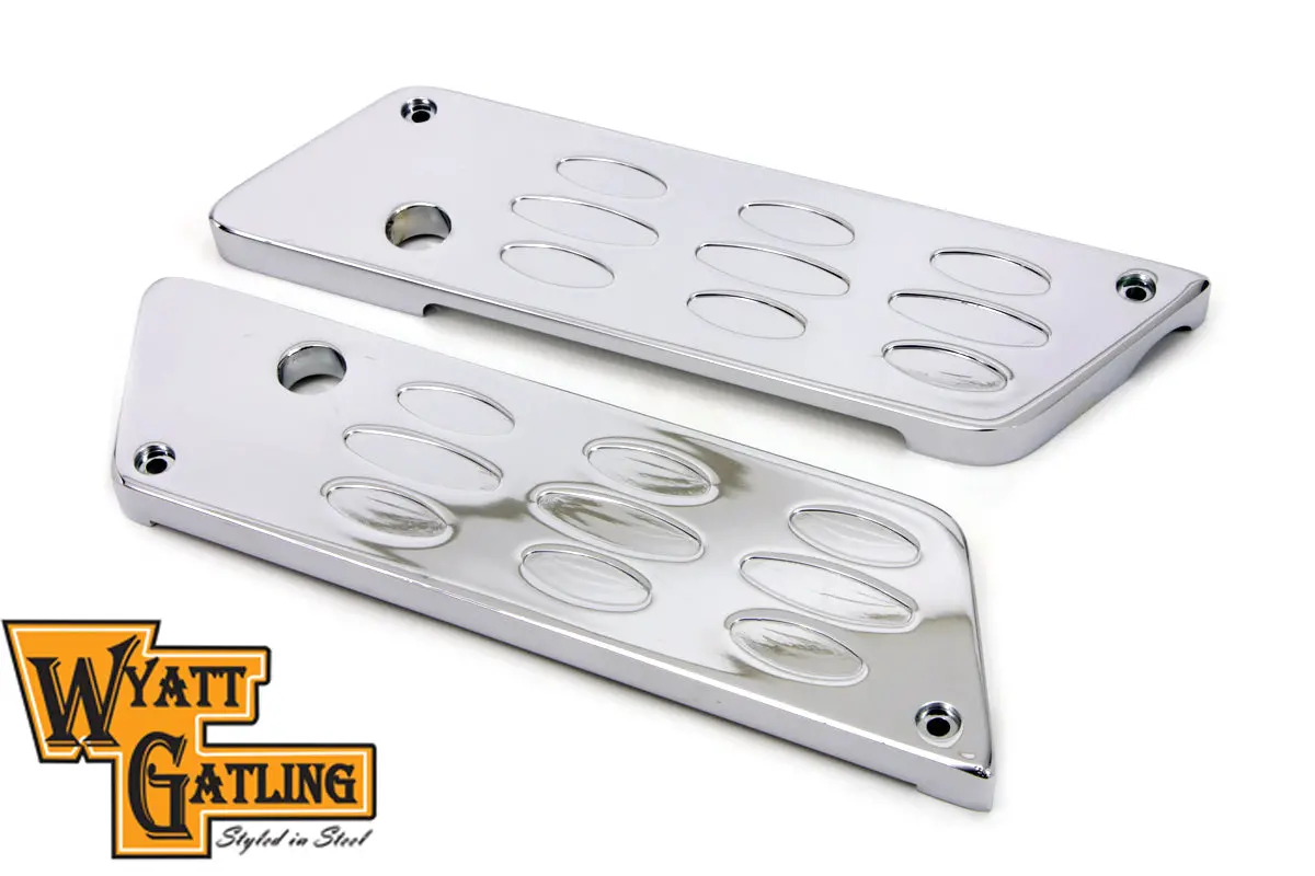 Wyatt Gatling Saddlebag Face Plate - V-Twin Mfg. 1