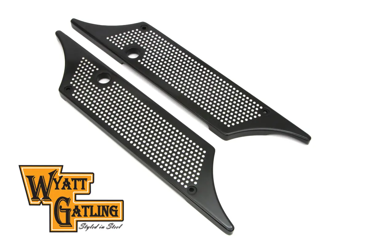 Wyatt Gatling Saddlebag Face Plate - V-Twin Mfg. 1