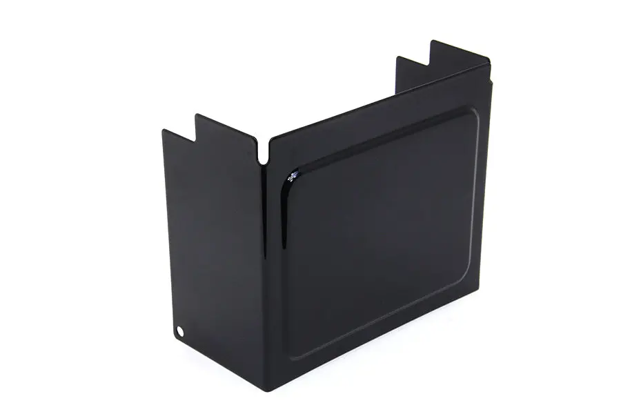 Battery Side Cover Black Embossed - V-Twin Mfg. 1