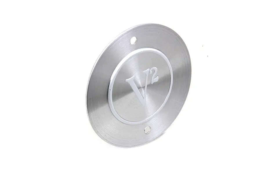 V2 Ignition System Cover Bright Silver - V-Twin Mfg. 1