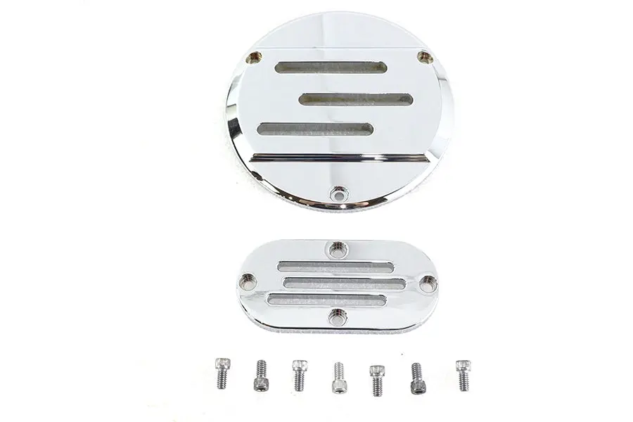Vented Derby And Inspection Cover Kit Billet - V-Twin Mfg. 1