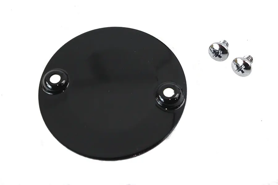 M8 Timer Cover Black - V-Twin Mfg. 1