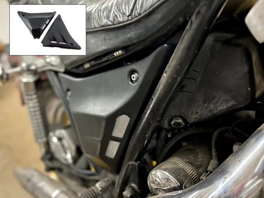 Fxr Frame Side Cover Set Vented - V-Twin Mfg. 1