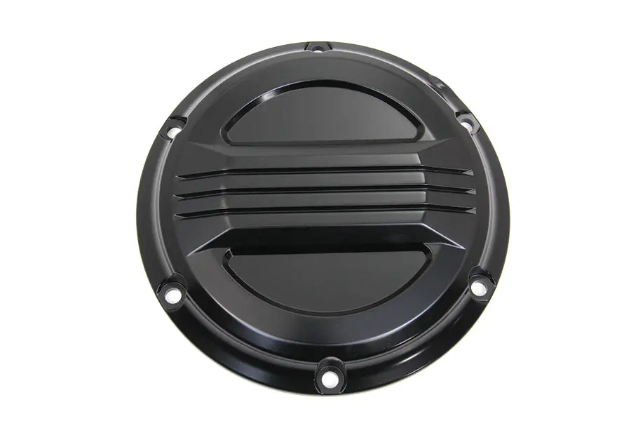Black Air Flow Derby Cover - V-Twin Mfg. 1