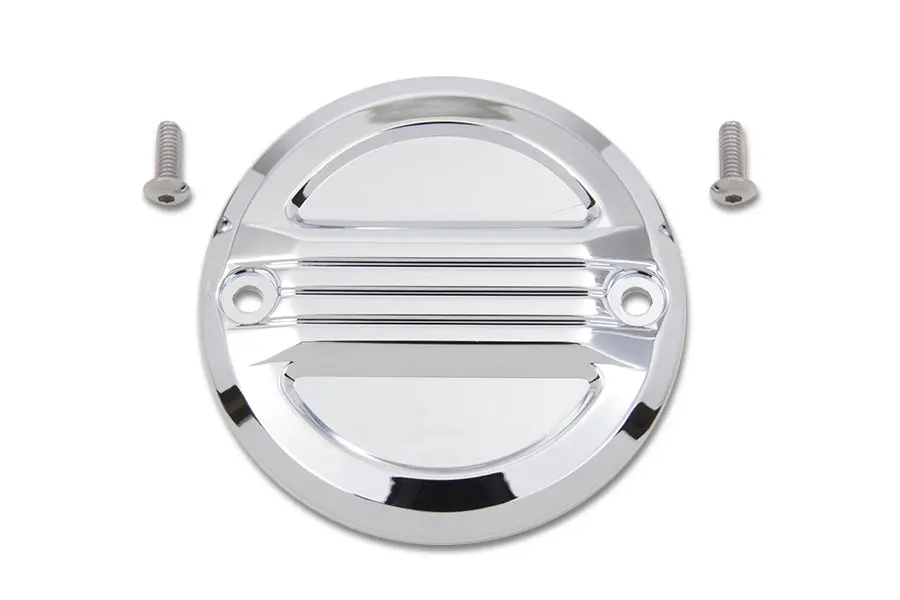Chrome Air Flow Ignition System Cover - V-Twin Mfg. 1