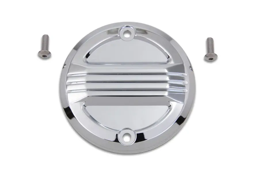 Chrome Air Flow Ignition System Cover - V-Twin Mfg. 1
