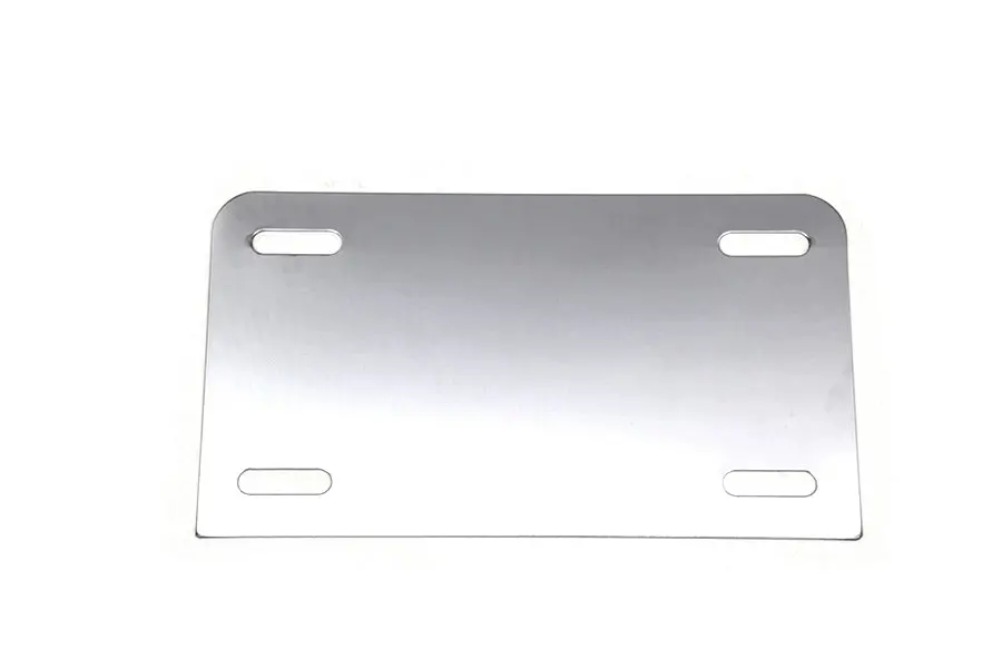 License Plate Frame Backing Plate Chrome - V-Twin Mfg. 1