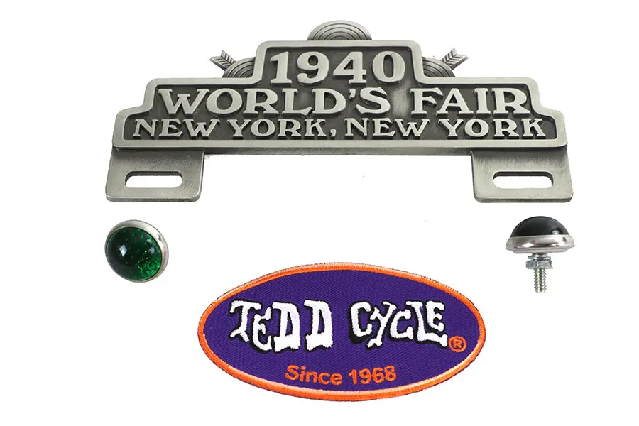 World's Fair License Plate Topper Kit - V-Twin Mfg. 1