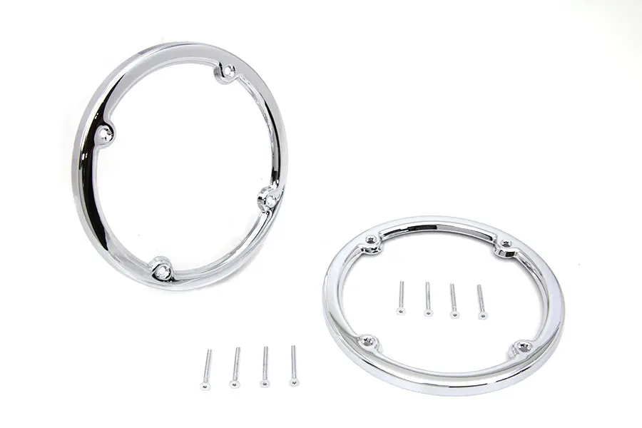 Chrome Rear Tour-Pak Speaker Trim Set - V-Twin Mfg. 1