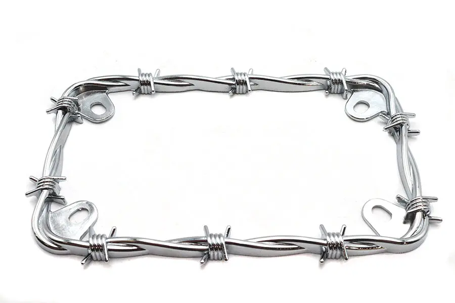 Barbed Wire License Plate Frame - V-Twin Mfg. 1