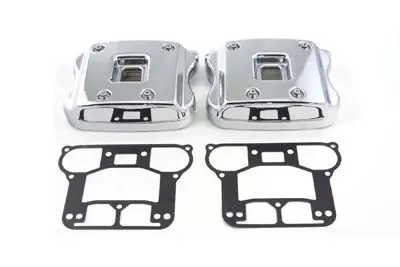 Rocker Box Cover Set Chrome - V-Twin Mfg. 1